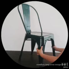 High Quality Wholesale Price Metal Stable  Restaurant Dining Chair